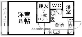 ティエラルージュA棟【107号室】の間取り