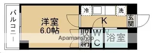 ベルトピア仙台16A棟【302号室】の間取り