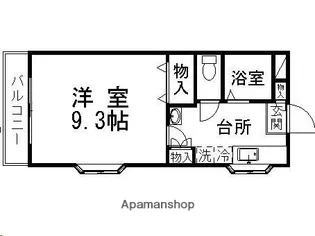 小松グリーンハイツ【2階】の間取り