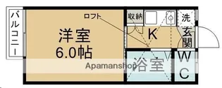 ノーブル宮町【1階】の間取り