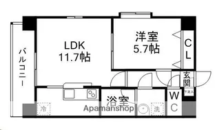 宮城県仙台市太白区西中田2丁目【マンション】の間取り