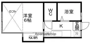 モアクレスト木ノ下【102号室】の間取り