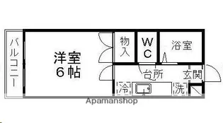 ベルトピア仙台16B棟【212号室】の間取り