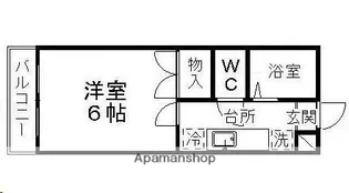 ベルトピア仙台16B棟【307号室】の間取り