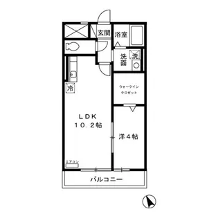 カナディアンコート長町南【1階】の間取り