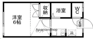 パレス青山【102号室】の間取り