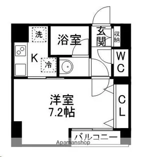 宮城県仙台市青葉区堤通雨宮町【マンション】の間取り