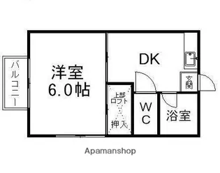 越路第1コーポナバタ【101号室】の間取り
