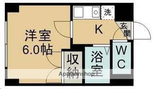 ベルトピア仙台23【402号室】の間取り