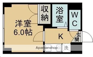 ベルトピア仙台23【403号室】の間取り