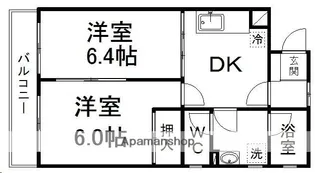コーポフレンド【2階】の間取り