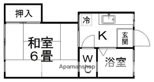 第2畠山アパート【2階】の間取り