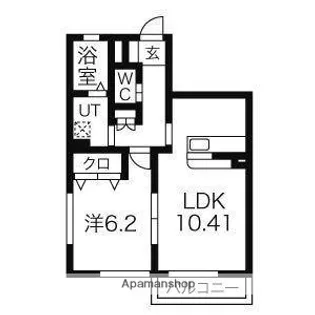 宮城県仙台市宮城野区安養寺1丁目【アパート】の間取り
