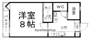 バーシティハウス原町【1階】の間取り