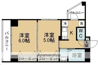 ルミエール仙台【3階】の間取り
