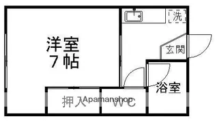 堤町ハウス【210号室】の間取り