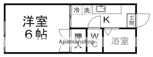 1Kの間取り画像