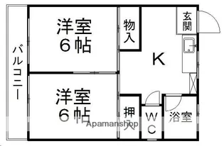 コーポ藤和【3階】の間取り