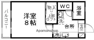 ティエラ飛鳥【102号室】の間取り
