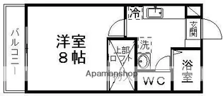 ティエラ飛鳥【203号室】の間取り
