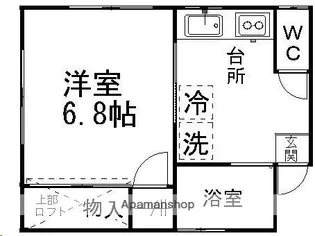 ピースフル高松【202号室】の間取り