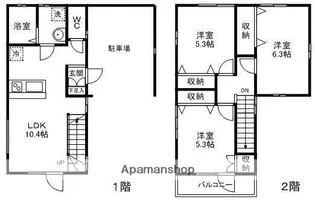 ドルチェ・グランデ【B号室】の間取り