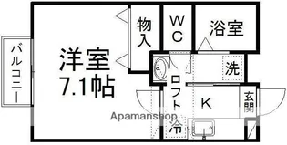 フェリーチェKS【202号室】の間取り