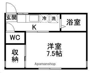 ハイツK【201号室】の間取り