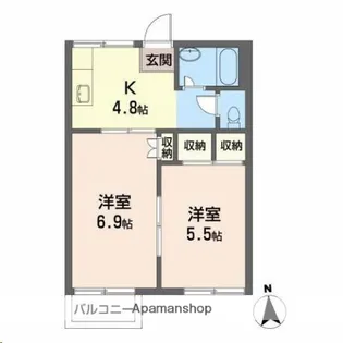 ドミール大樹【2階】の間取り