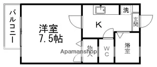 宮城県仙台市若林区大和町1丁目【アパート】の間取り