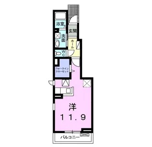 コリーヌ A【1階】の間取り