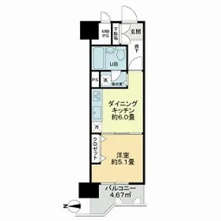 ライオンズプラザ長町中央【2階】の間取り