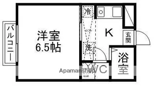 レスポワール幸町【205号室】の間取り
