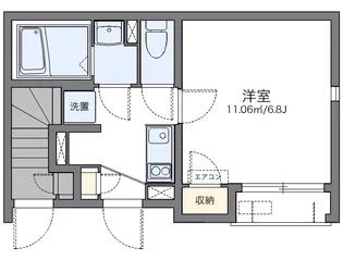 レオネクストK&K【103号室】の間取り