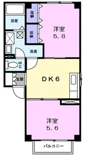 フリーダム【2階】の間取り