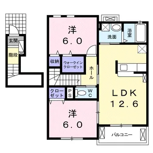いろどり【2階】の間取り