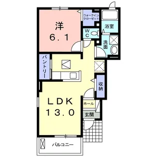 シエロ・ガーデン【1階】の間取り