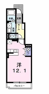 セレーノ雅Ⅱ【1階】の間取り