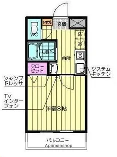 ロイヤルハイツ東八【1階】の間取り