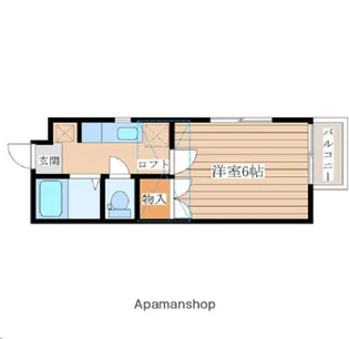 プリンセス桜ケ丘【2階】の間取り