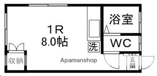 第15ジュリアン【206号室】の間取り