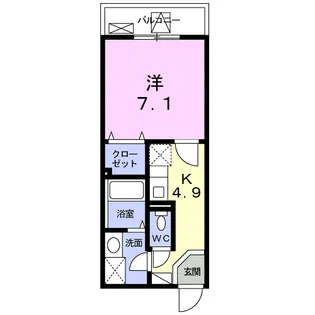 エテルノ河原町【2階】の間取り