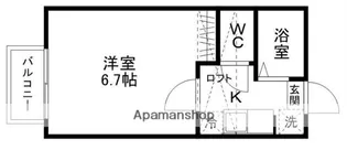 パレットヒルズ【203号室】の間取り