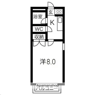 Kハウス【2階】の間取り