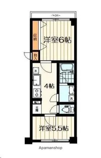 宮城県仙台市青葉区八幡1丁目【マンション】の間取り