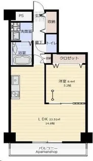 宮城県仙台市青葉区宮町5丁目【マンション】の間取り