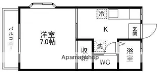 ウィンドヒル羽黒台【205号室】の間取り