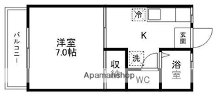 ウィンドヒル羽黒台【202号室】の間取り
