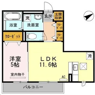 グローリア【1階】の間取り