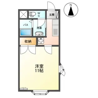 ラボーテ栄【00101号室】の間取り